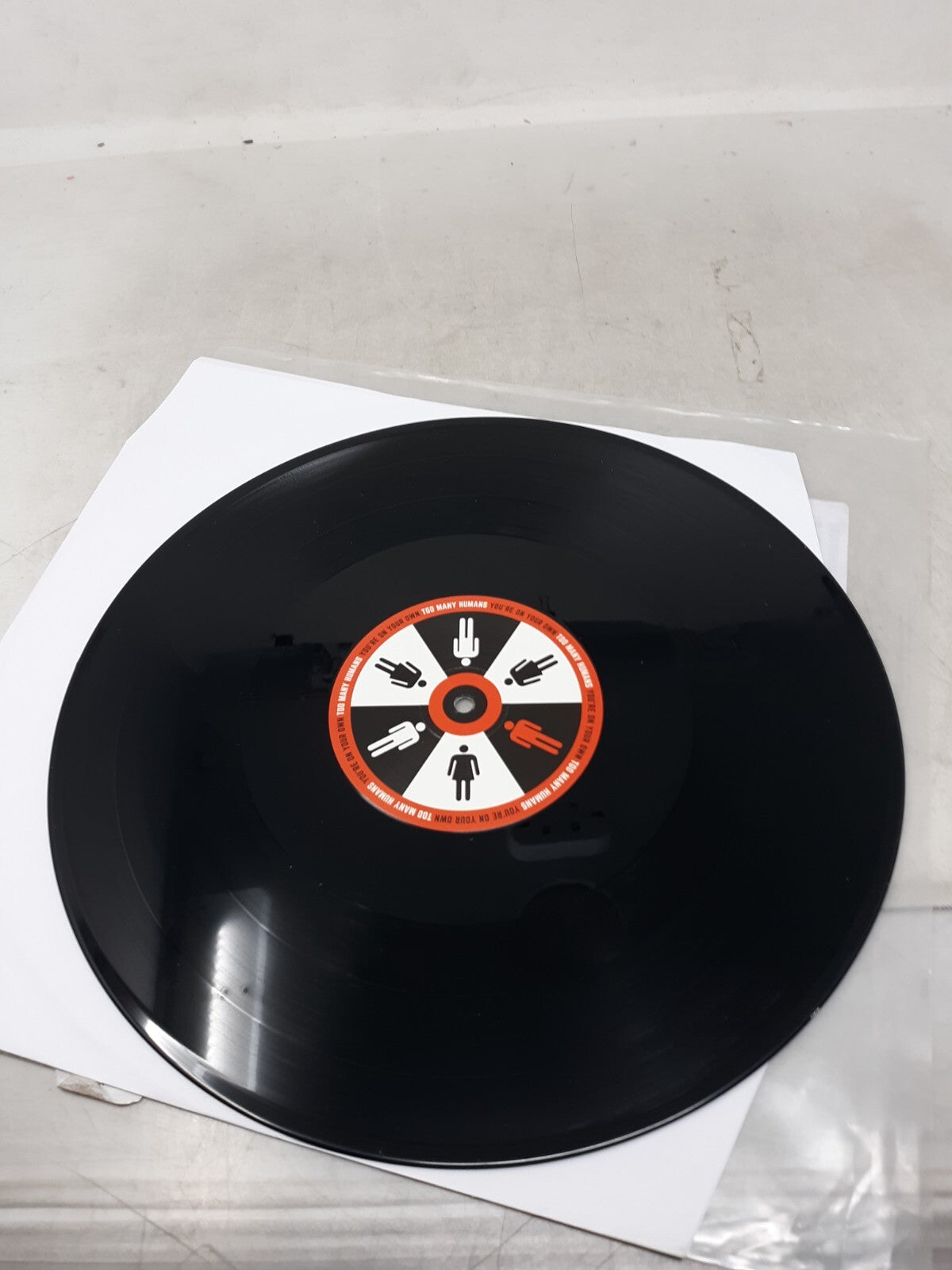Too Many Humans You're on Your Own Vinyl Record. No Cardboard Sleve.
