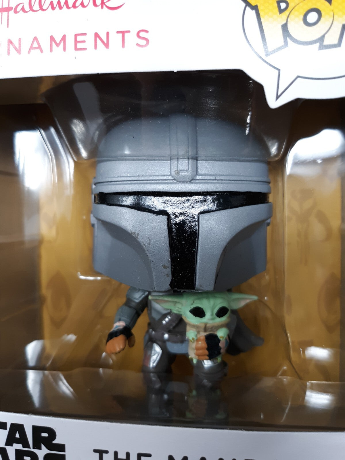 Hallmark Star Wars the Mandalorian with Child Funko POP Christmas Ornament