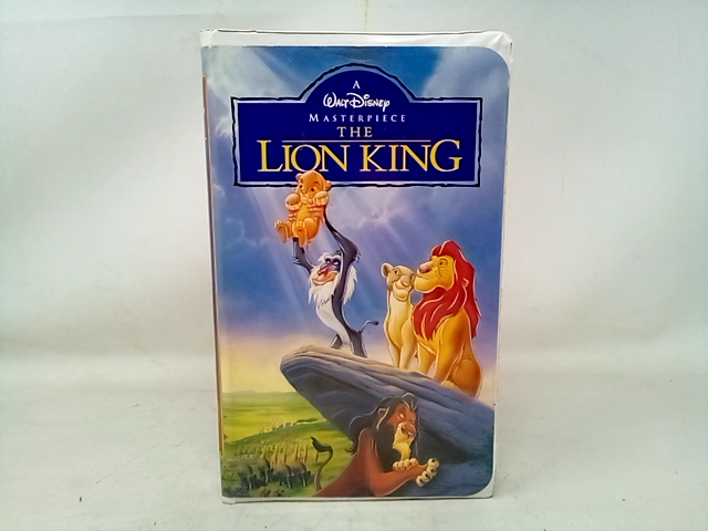 The Lion King VHS 1995 Disney Masterpiece Collection Vintage