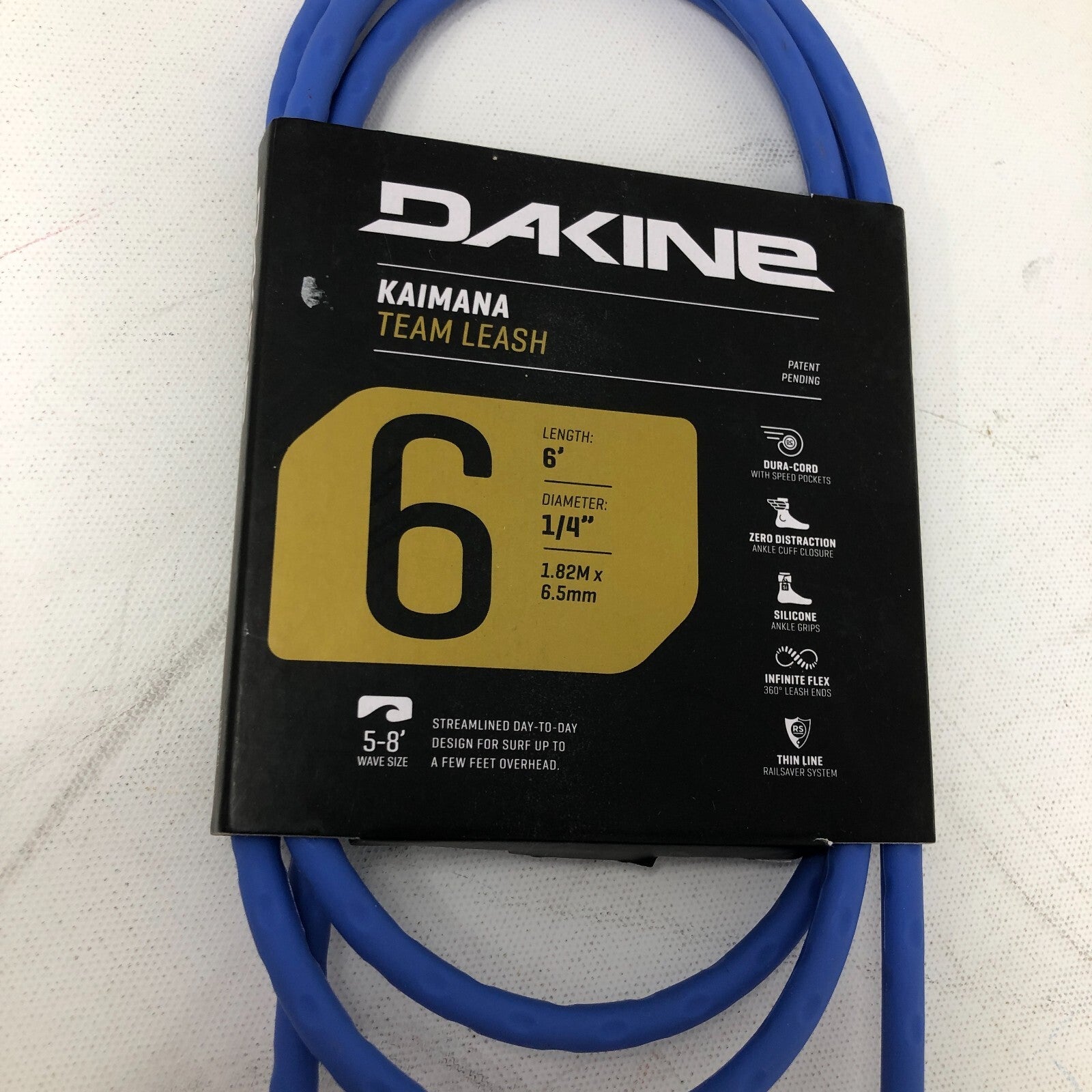 Dakine Kaimana Team Leash 6 ft-Blue