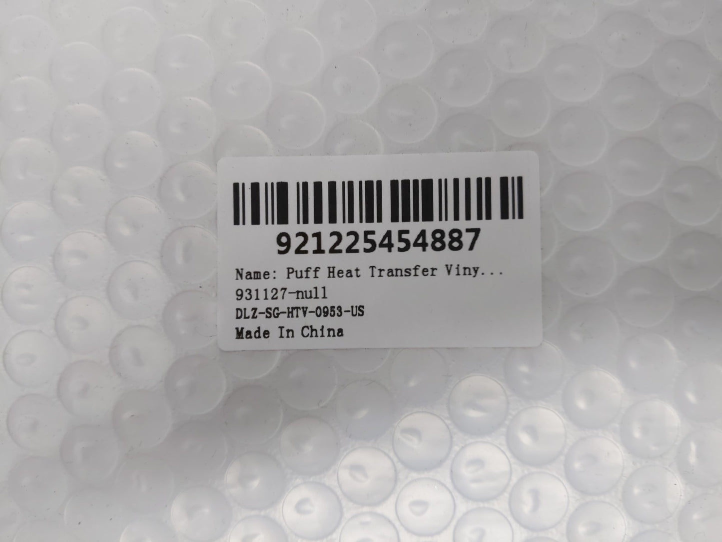Puff Vinyl Heat Transfer, 8Pcs 12”X10” 3D Puff Heat Transfer Vinyl Sheets