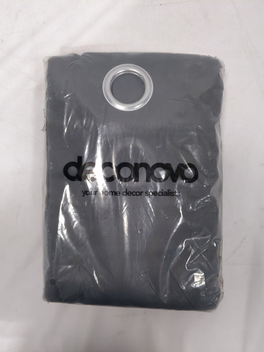 Deconovo Black Curtains Rod Pocket 38”W X 72”L in - 97*183cm 6941685421077