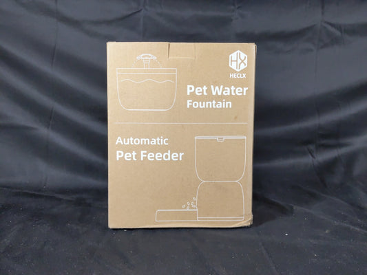 Automatic Pet Feeder & Water Fountain Set | Battery/Wired for Cats & Dogs