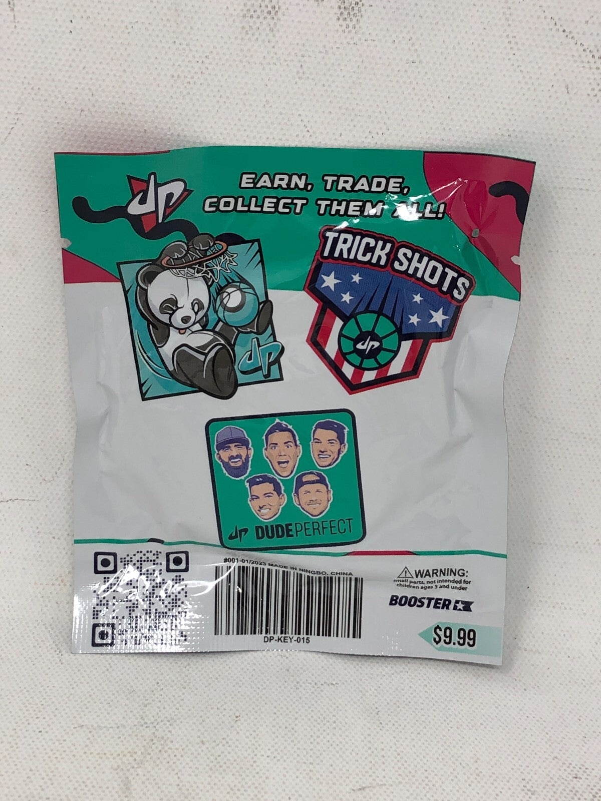 Lot of 5 DUDE PERFECT Keychains #s 011 012 013 014 015 NIP Sealed