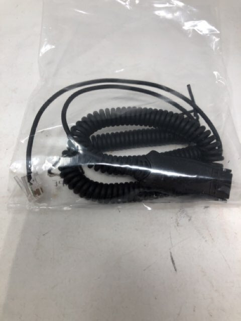 Plantronics 72442-41 HIS Audio Adapter Cable for Avaya Desk Phone Black