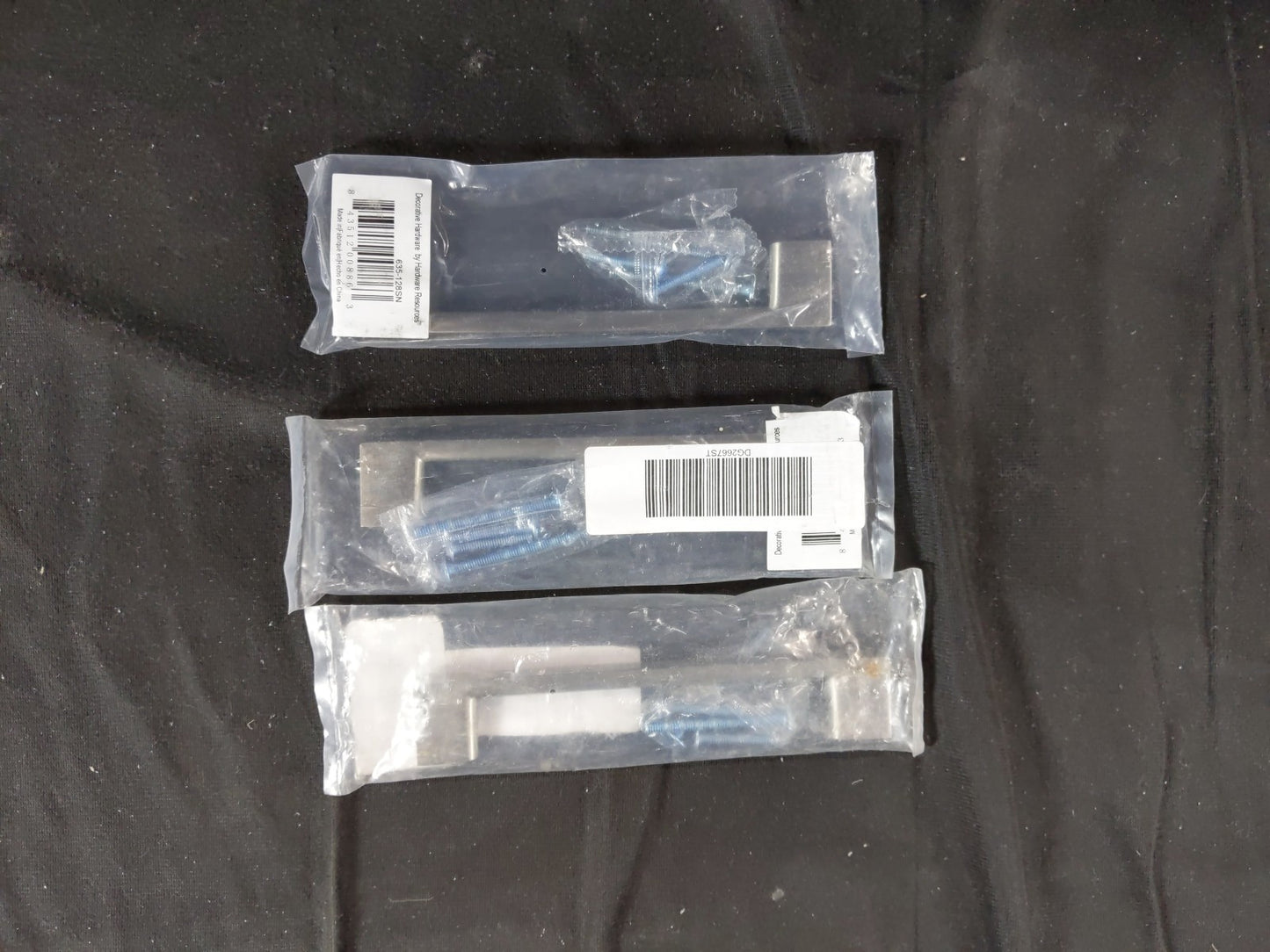 Jeffery Alexander Sutton 5" Centers Handle Bar Pull, Satin Nickel (3 PACK)