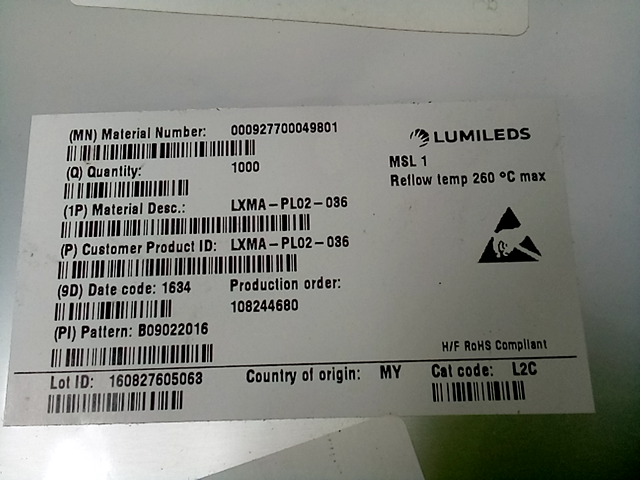 Lumileds MSL 1 QTY: 1000