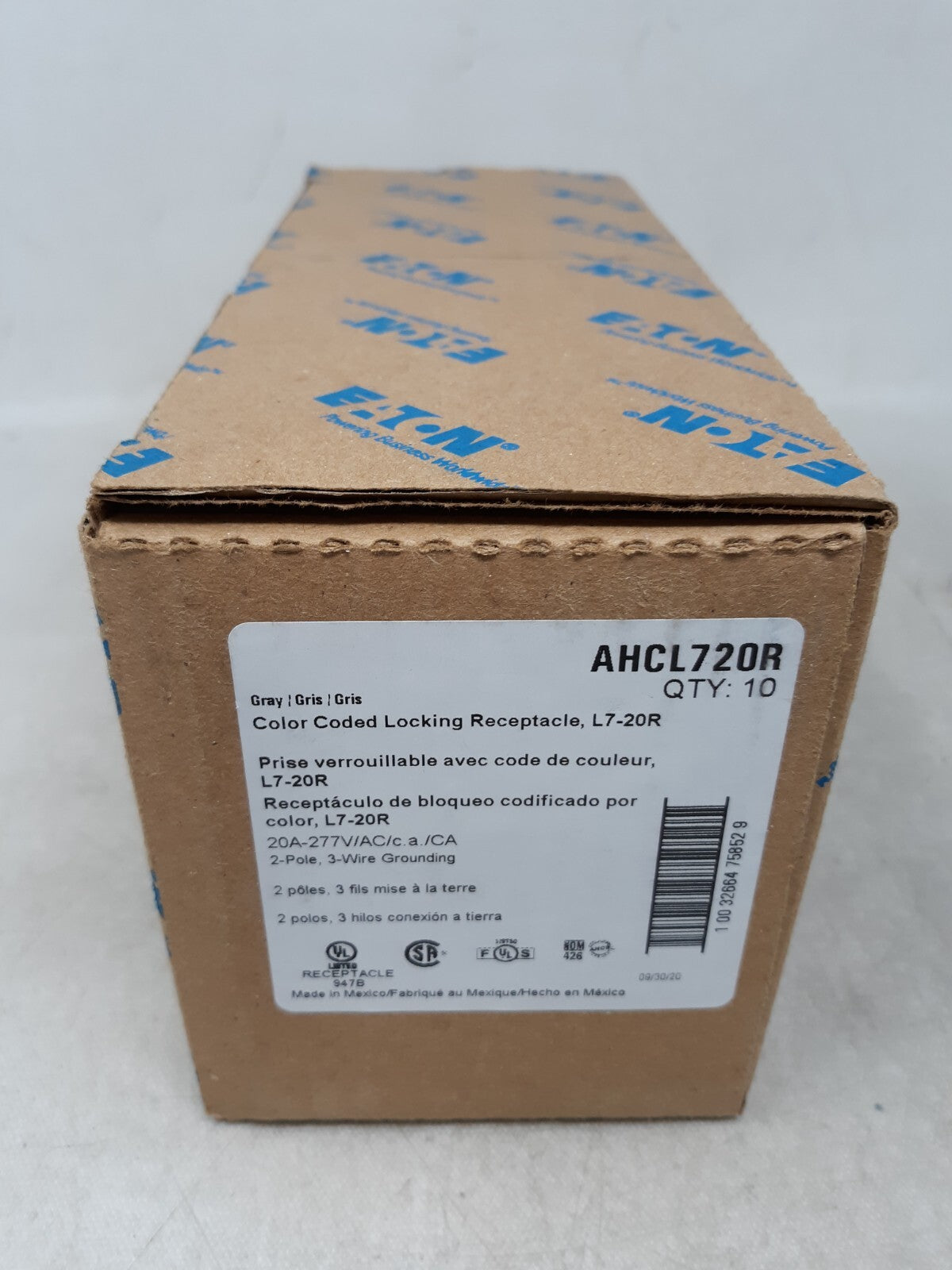 Lot of 10 Eaton Arrow Hart Turn Locking Receptacle Lock Outlet AHCL720R