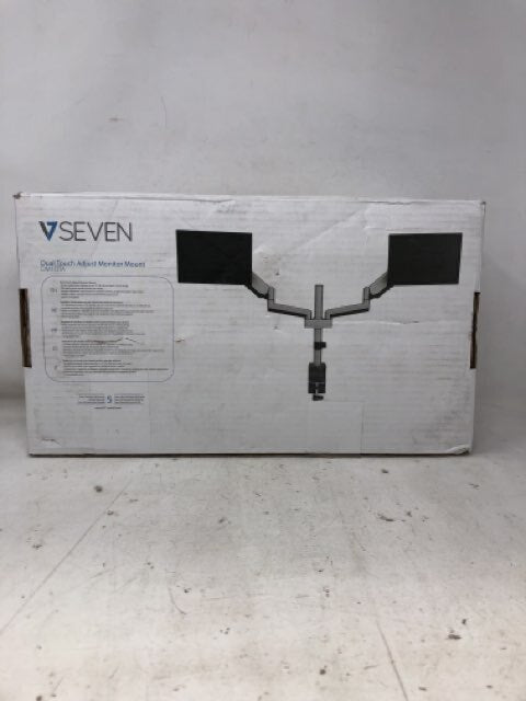 V7 Seven DM1DTA Dual Touch Adjust Monitor Mount Holds up to 32" Quick Release VE