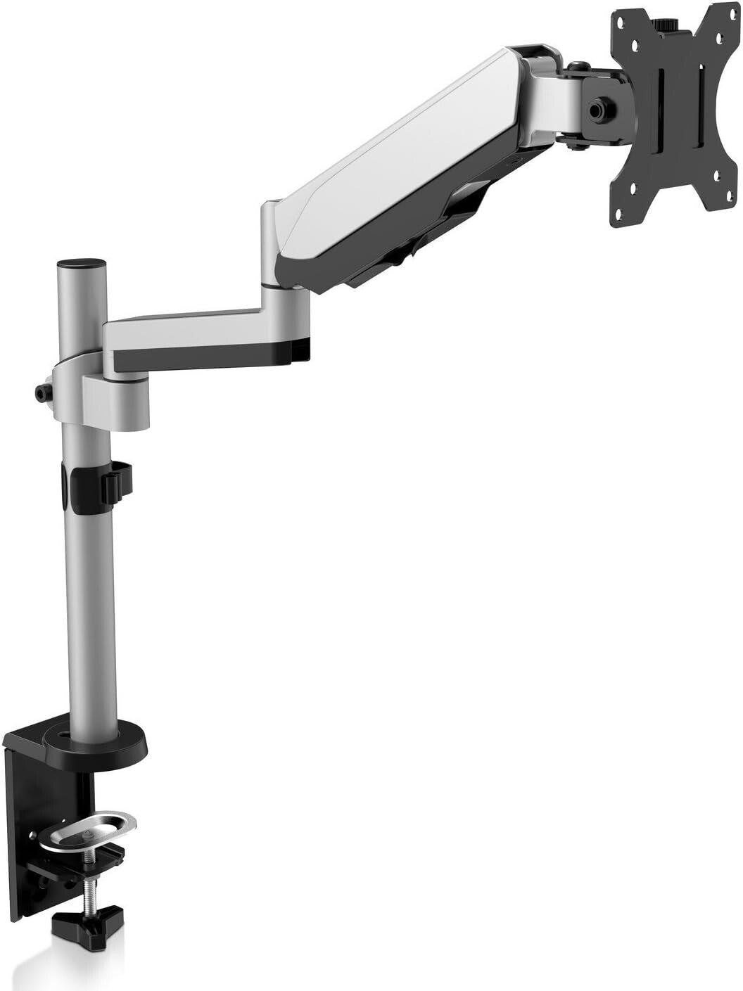 V7 Seven DM1TA-1N-1E Touch Adjust Monitor Mount Quick Release VESA Plate Black