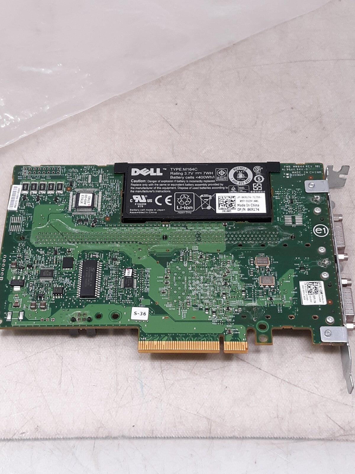 E2K-UCP-61 DELL POWEREDGE PERC 6/I SAS PCI-E RAID CONTROLLER