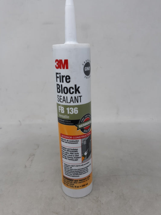 3M Fb136 Fire Barrier Sealant,10.1 Oz.,Gray