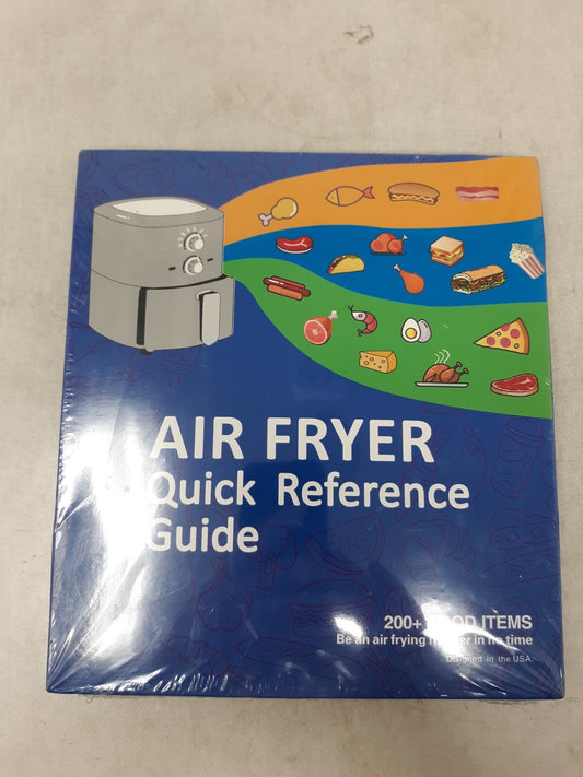 Tzarrot Air Fryer Cheat Sheet Magnets Cooking Guide Booklet Times Chart Set
