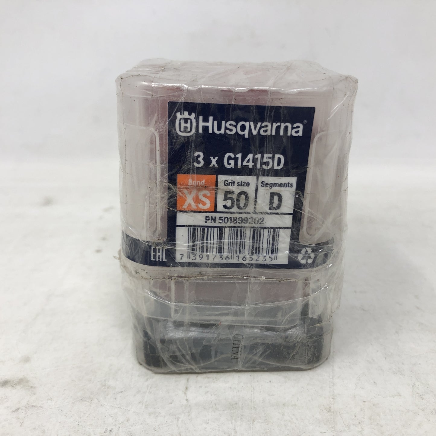 Husqvarna Elite-Grind 3x Diamond Grinding Segments Bond XS Grit Size 50    New