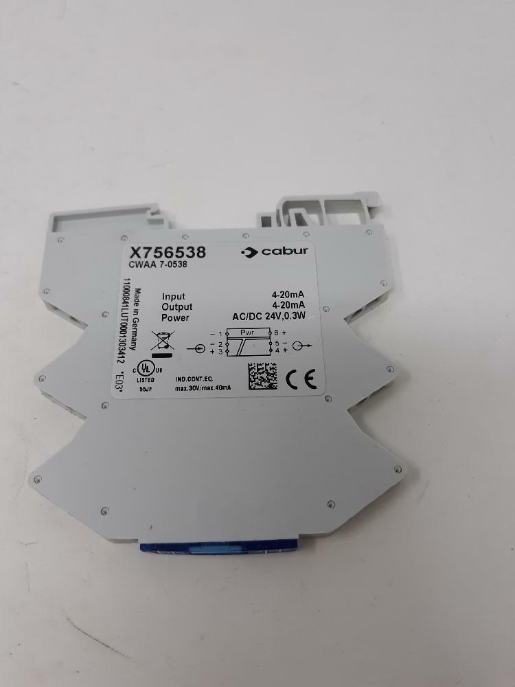 Cabur / X756538 / Analog Signal Converter, 4-20 Ma Input,4-20 Ma
