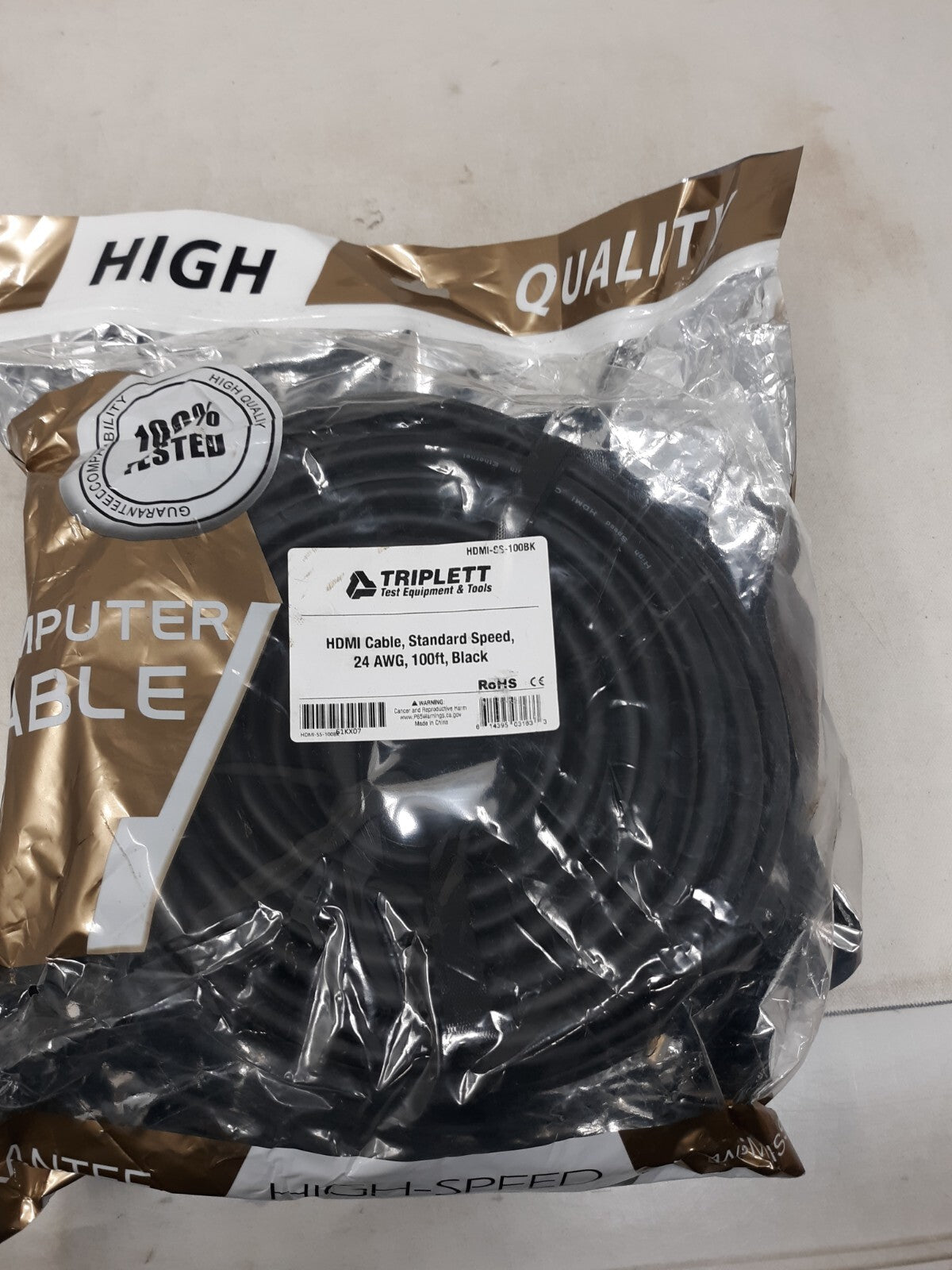 Triplett Hdmi-Ss-100Bk Hdmi Cable