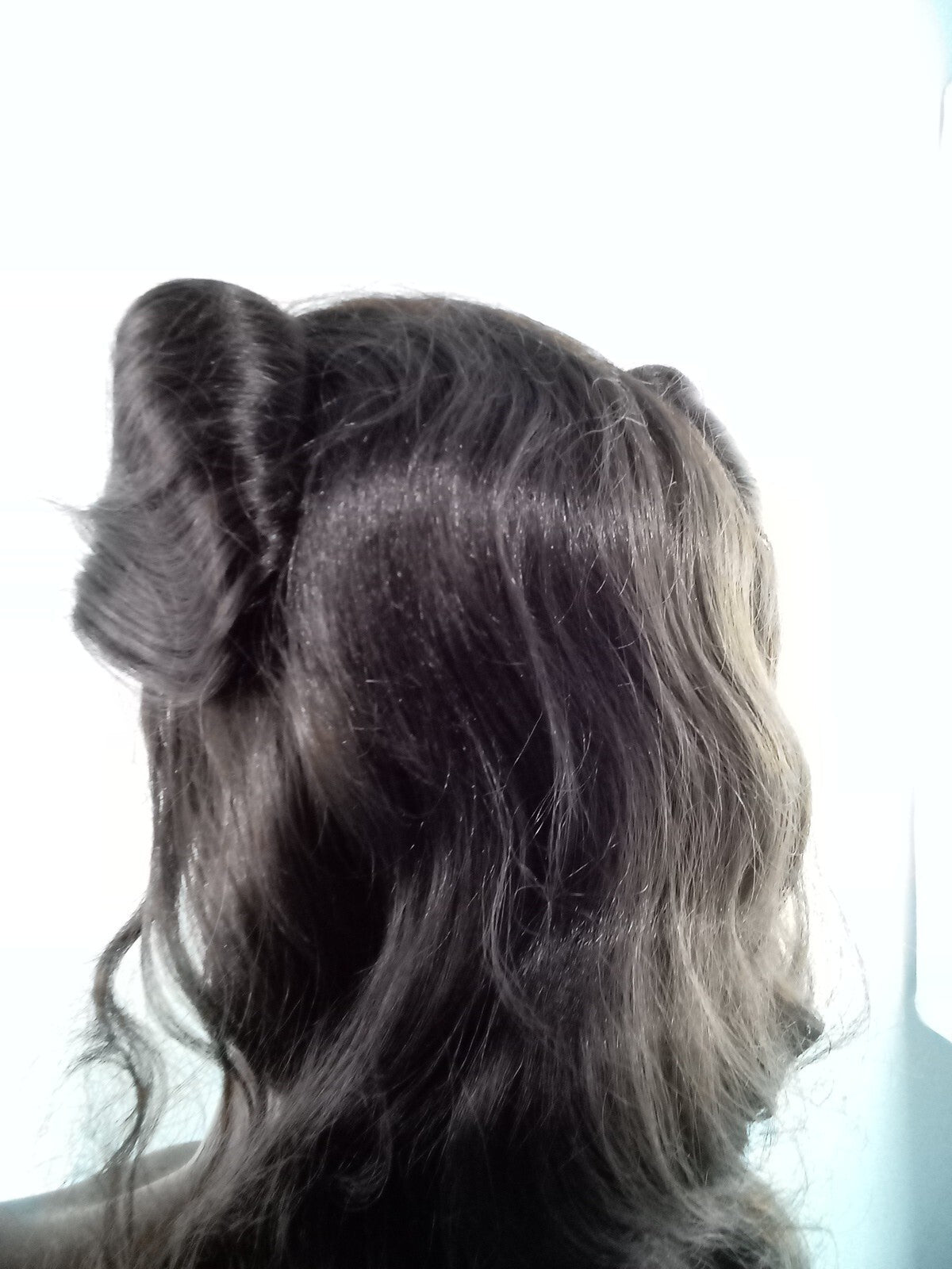 Lacey Costume Wig of New York Collection Style: Deluxe Evita Color 6 Brown 25"