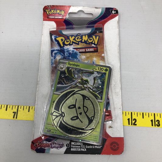 Pokemon Scarlet & Violet Base Set Spidops Checklane BLISTER Pack