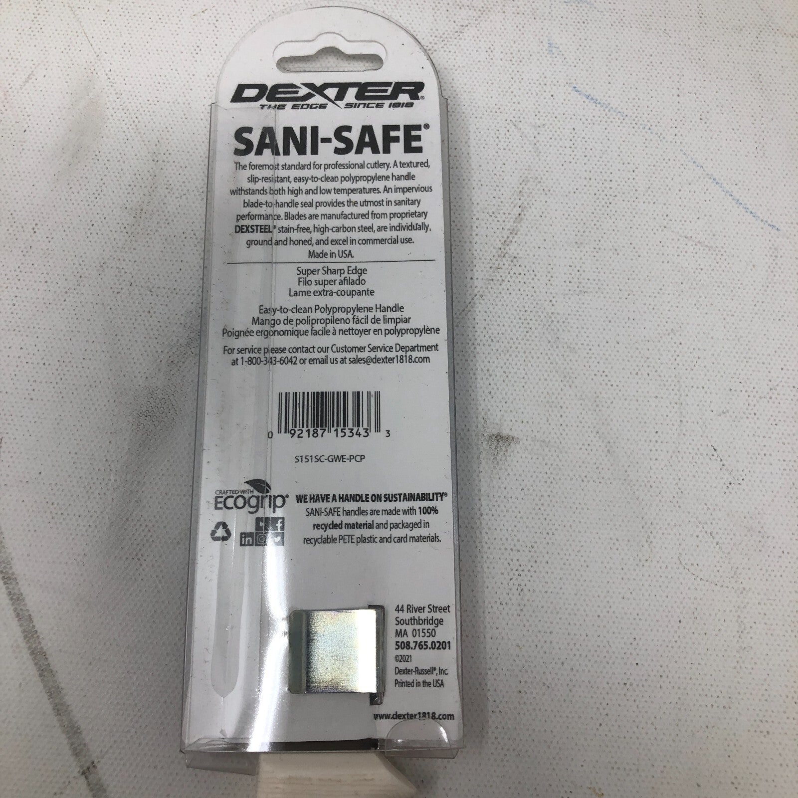 Dexter Sani-Safe 3 1/2" Utility and Net Knife