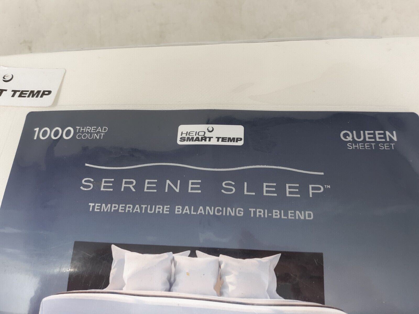 SereneSleep High IQ CoolComfort 1000-Thread Ct Luxury Full Sheet Set Ivory