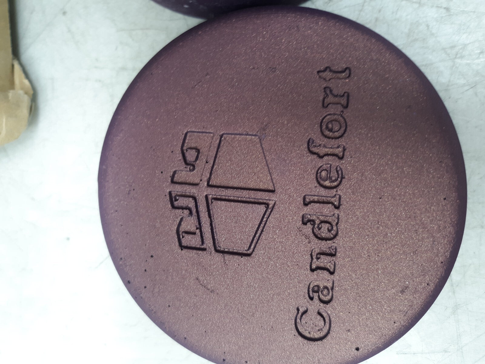 Candellana Candles Candlefort Candles Concrete Tranquility Violet, Scent: Orient