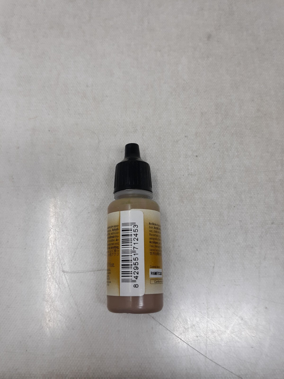 Vallejo Loam Beige 17ml Paint Model Air 71.245, .57 fl oz.  RAL1040. Lot of 6