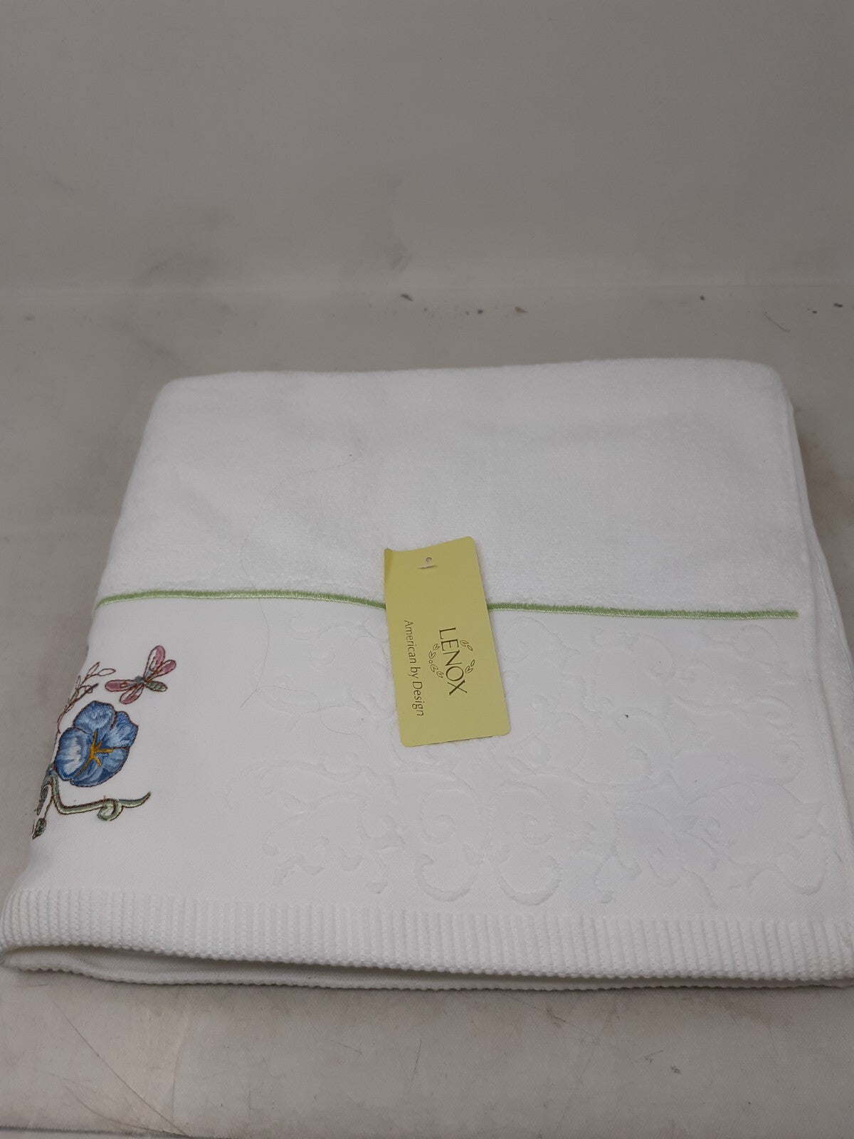 Lot of 3 Lenox Butterfly Meadow Bath Towel - Blue