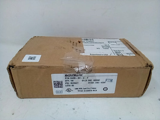 100 New Bourns 2420-39-G-T Gas Discharge Tube 5 Pin Overvoltage Protector