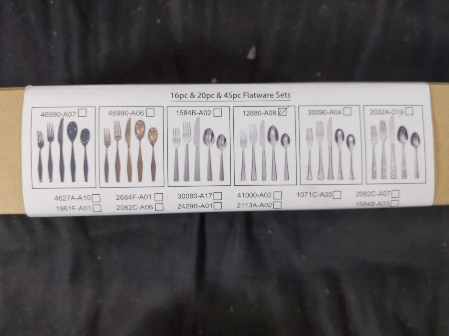 Lorena Flatware Set for 4, 20-Pieces Flatware Silverware Sets. 12880-A08