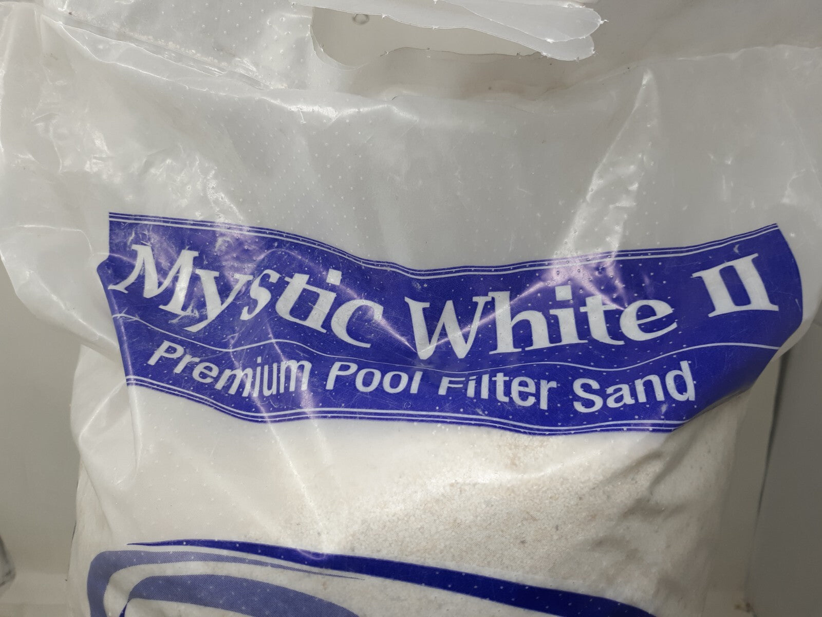 US Silica Mystic White II Premium Swimming Pool Filter Sand, White, 50 Pound Bag