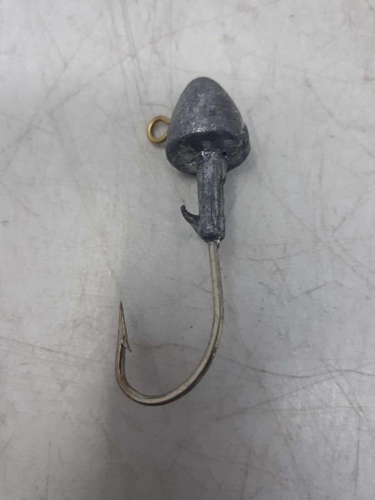 Bullet Weights BTJ1B Bullet Jig Heads 1oz Lead Hooks Lot of 24