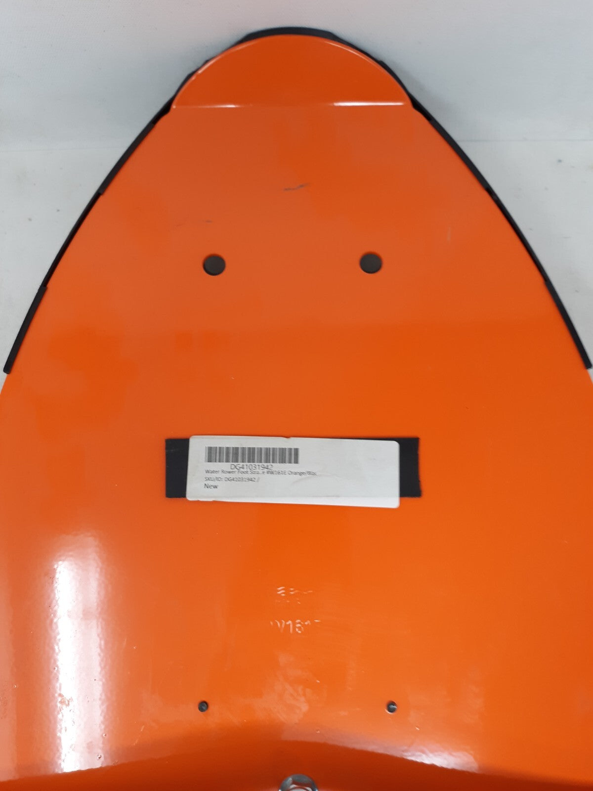 WaterRower Foot Strap Plate W161E Orange/Black Steel