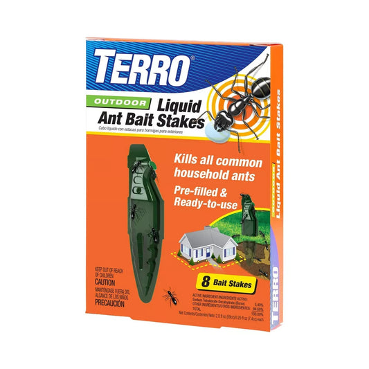 Ant Killer Outdoor Liquid 8 Bait Stakes T1813 ~ 1 Pack