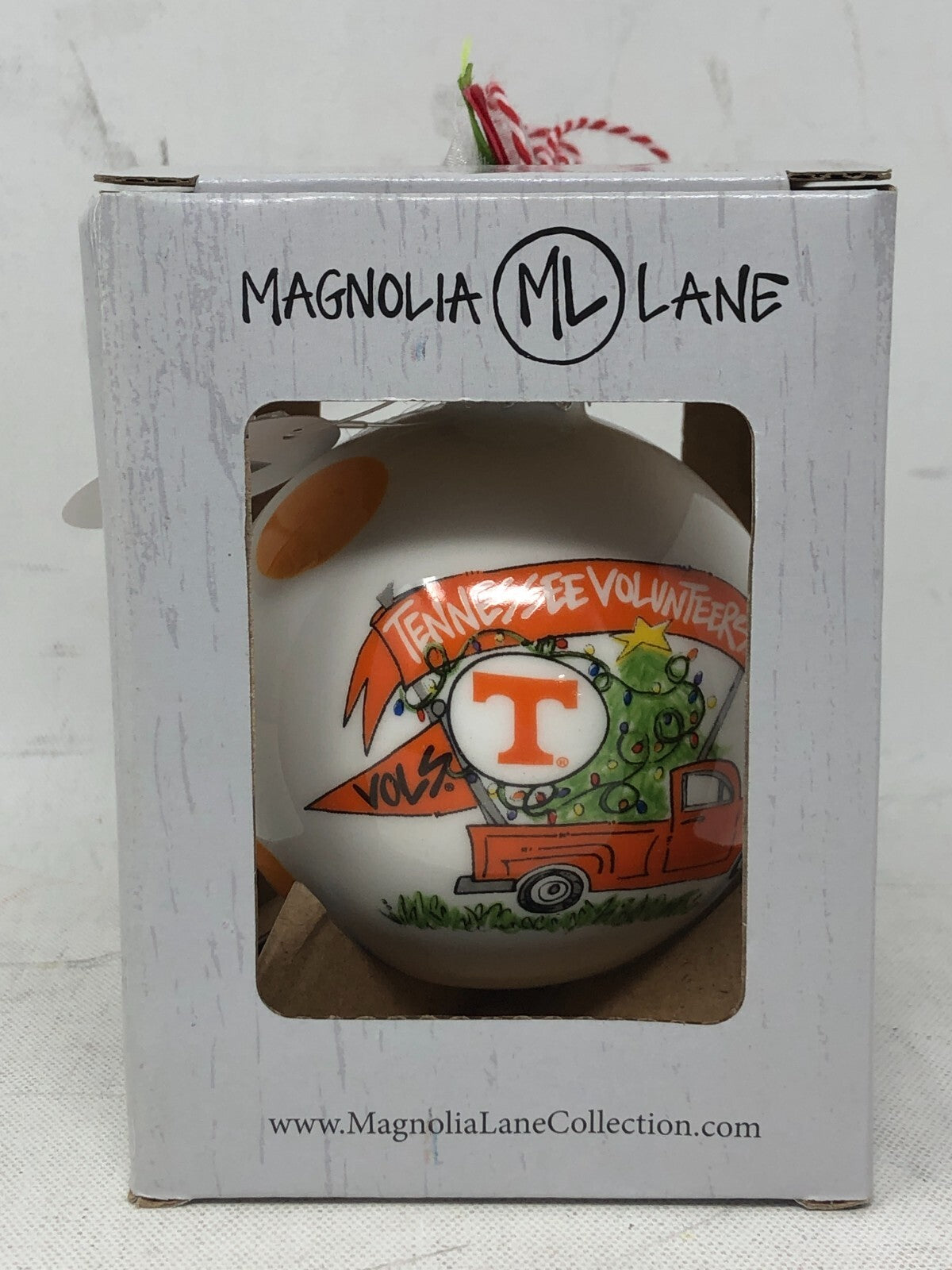 Magnolia Lane Collection Tennessee Volunteers Ornament ~ Ceramic Ball Ornament