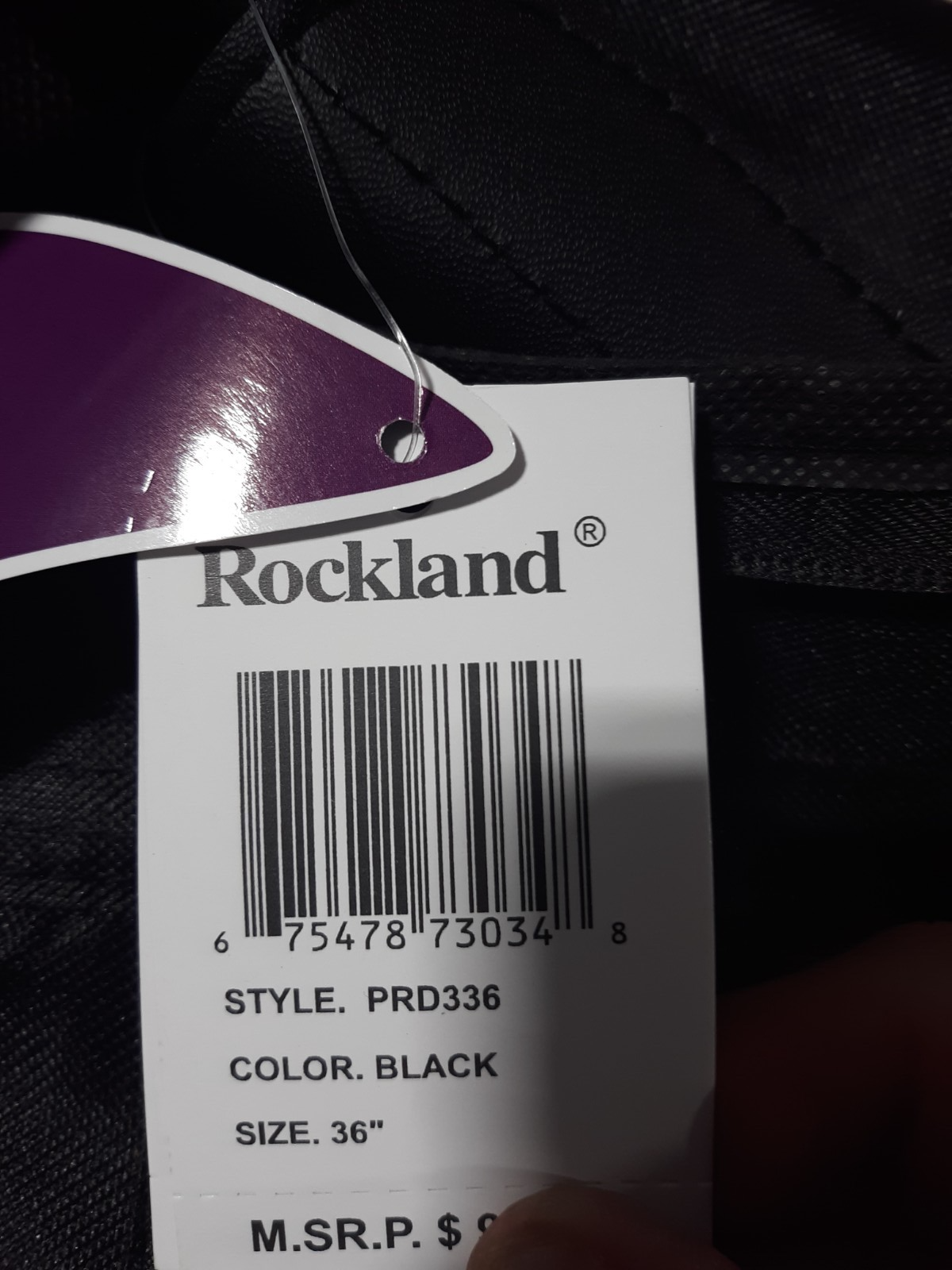 Rockland 36" Rolling Duffel Bag Black PRD336 Wheeled Travel Luggage Heavy Duty