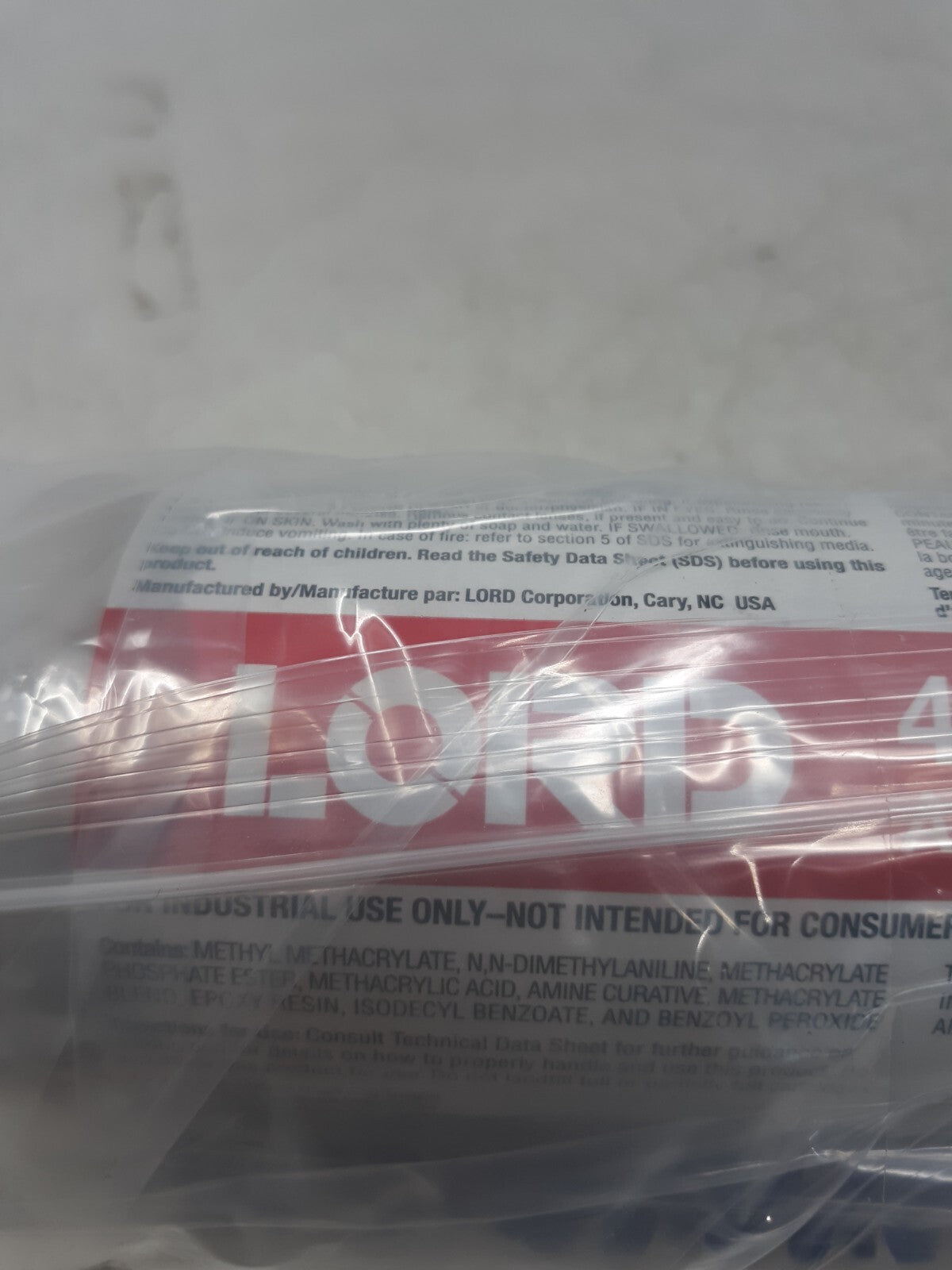 LORD 406/19GB 4-6 Minute "Glass-Bead" formula Temperature Resistant 404ml