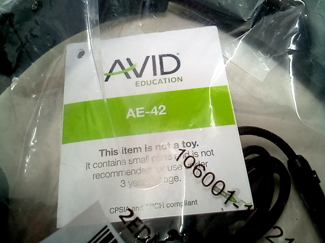 Avid Products 2EDU-421332-GRN 42 Stereo Over - Ear Headphones with Microphone