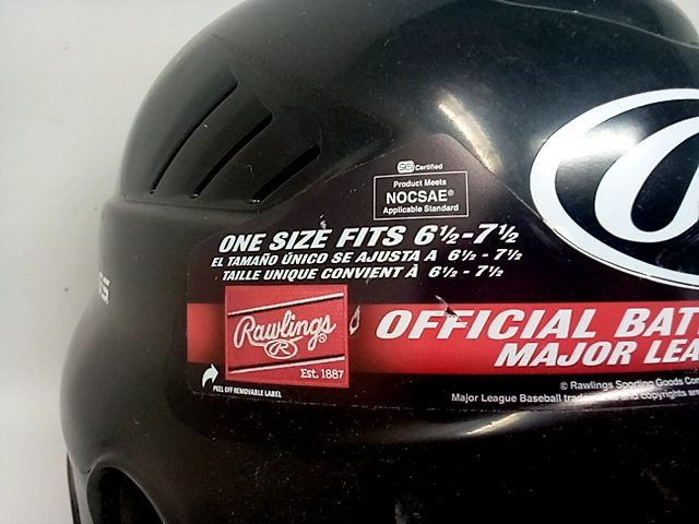 Rawlings OSFM Official Batting Helmet with Face Guard - One Size Fits 6 1/2 - 7 