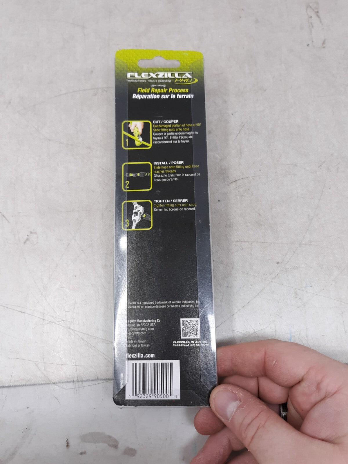 Flexzilla 1/2" Air Hose Field Repairable Hose End Legacy RP900500 Aluminum