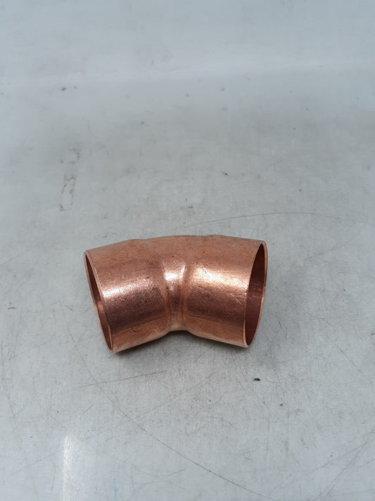2-3/4" Copper Pipe Fittings 45° Elbow CxC (1 Pc)