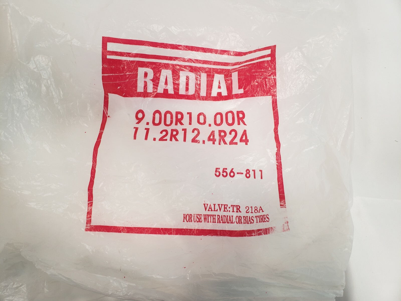  Radial Tractor Tube - TR218A - Valve