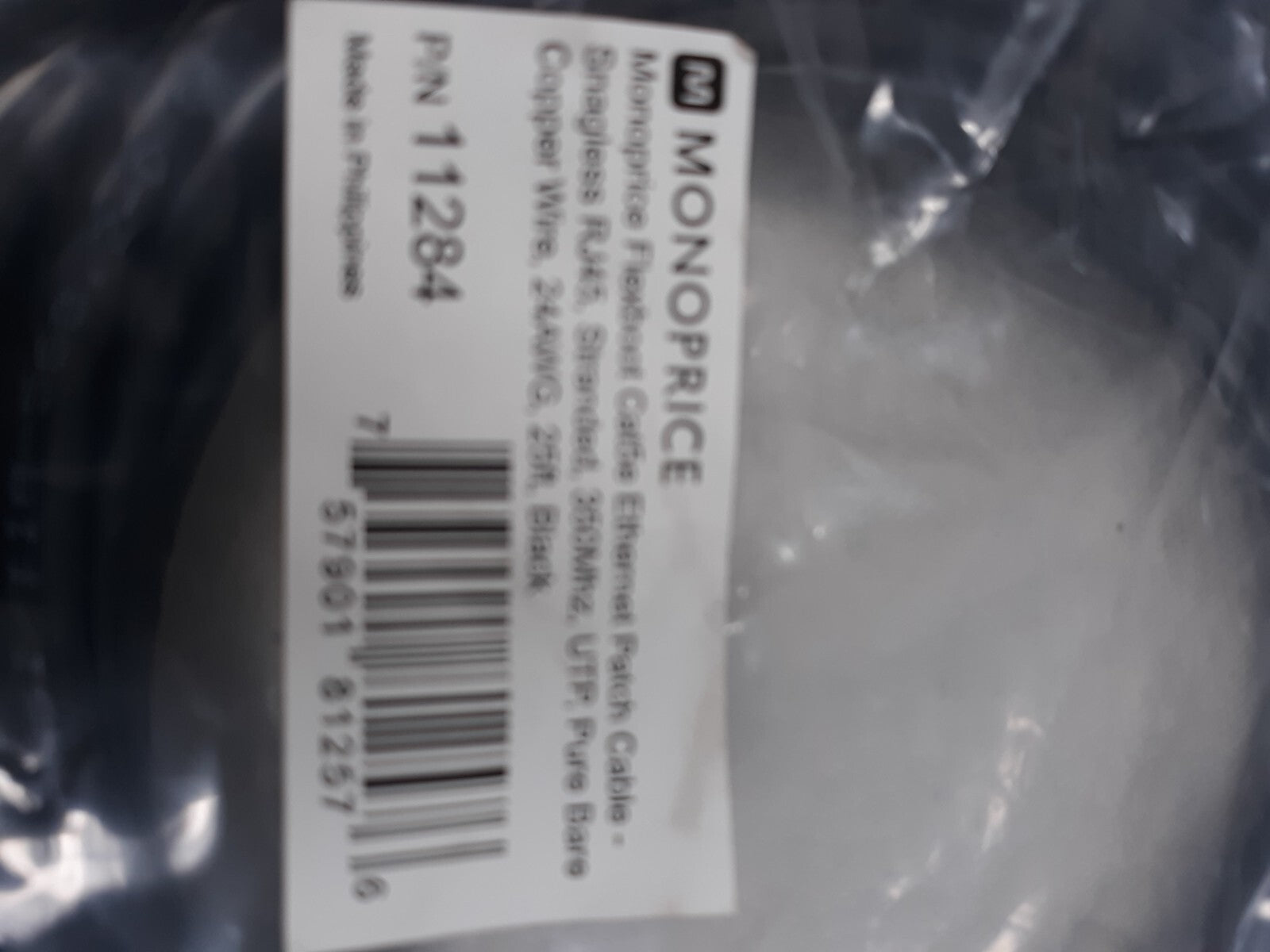 Monoprice FLEXboot Series Cat5e 24AWG UTP Ethernet Network Patch Cable 25ft