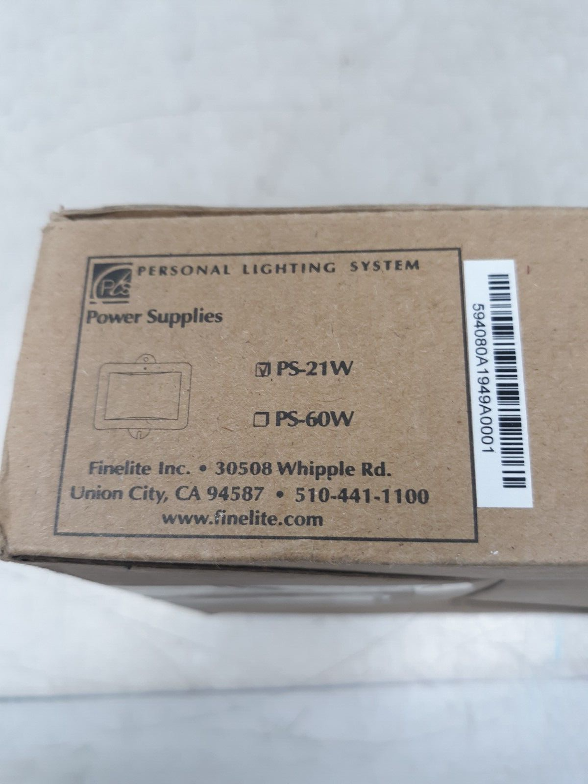 FINELITE PS-21W PS21W POWER SUPPLY PERSONAL LIGHTING SYSTEM