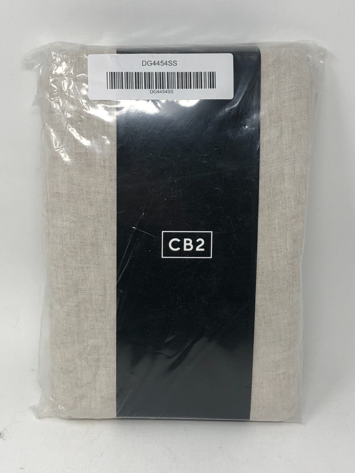 CB2 Linen Flax Shams S/2 ~ 2-Pack of Sham Pillowcases, Standard Size, Natural