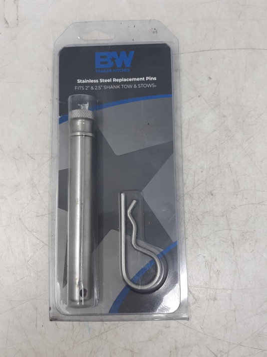 B&W TS35010 Stainless Steel Replacement Pin for 2" & 2.5" Tow & Stow Hitches