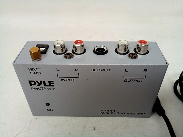 Pyle Ultra Compact Phono Turntable Preamp PP444