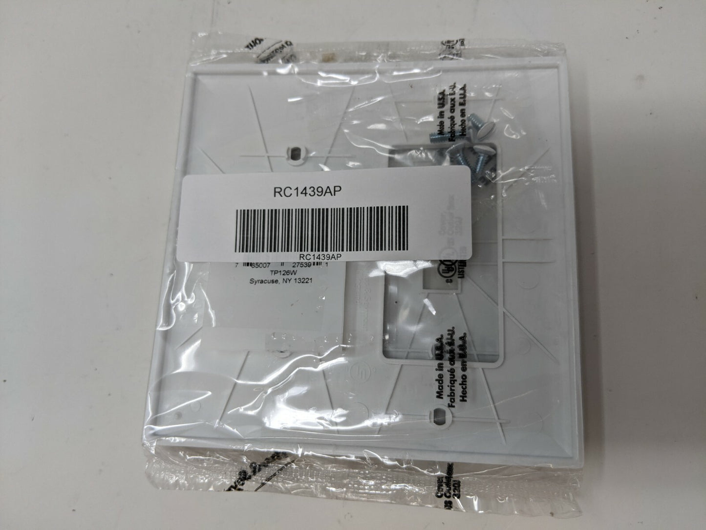 (LOT OF 2)Legrand P&S Trademaster White Unbreakable Cover TP126W