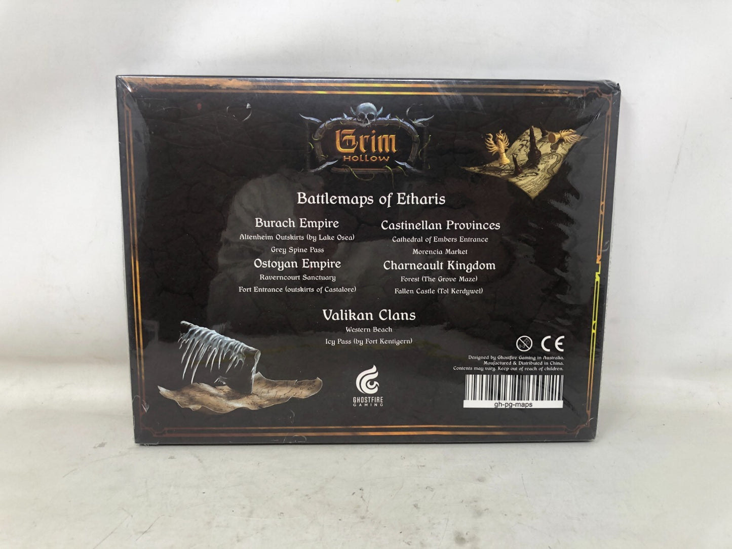 Ghostfire Gaming Grim Hollow Battlemaps of Etharis - Sealed