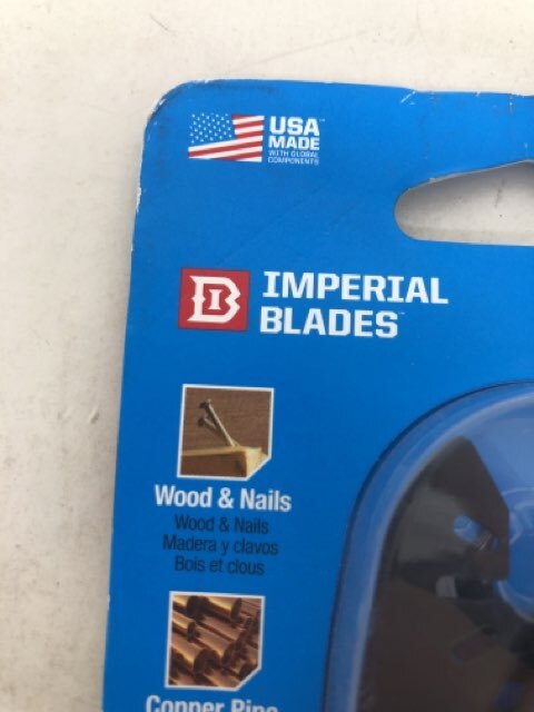 One Fit Imperial Blades IBOAT337-1 Wood&Nails Storm Titanium