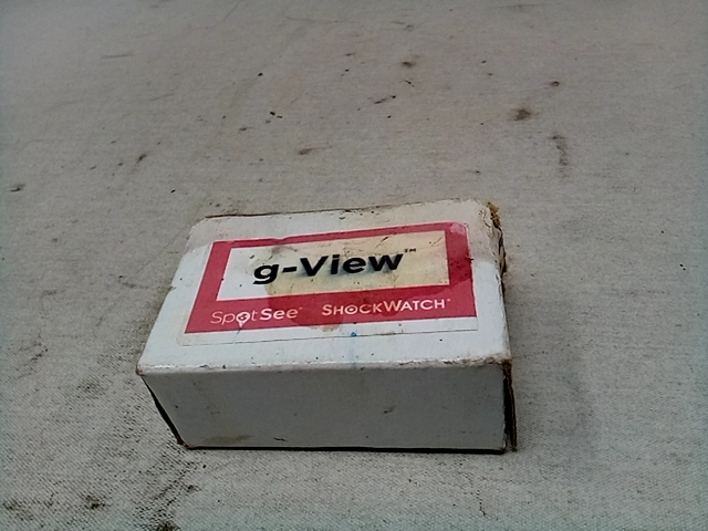 ShockWatch g-View GV25G40HZ02 Impact Recorder 25G 40Hz